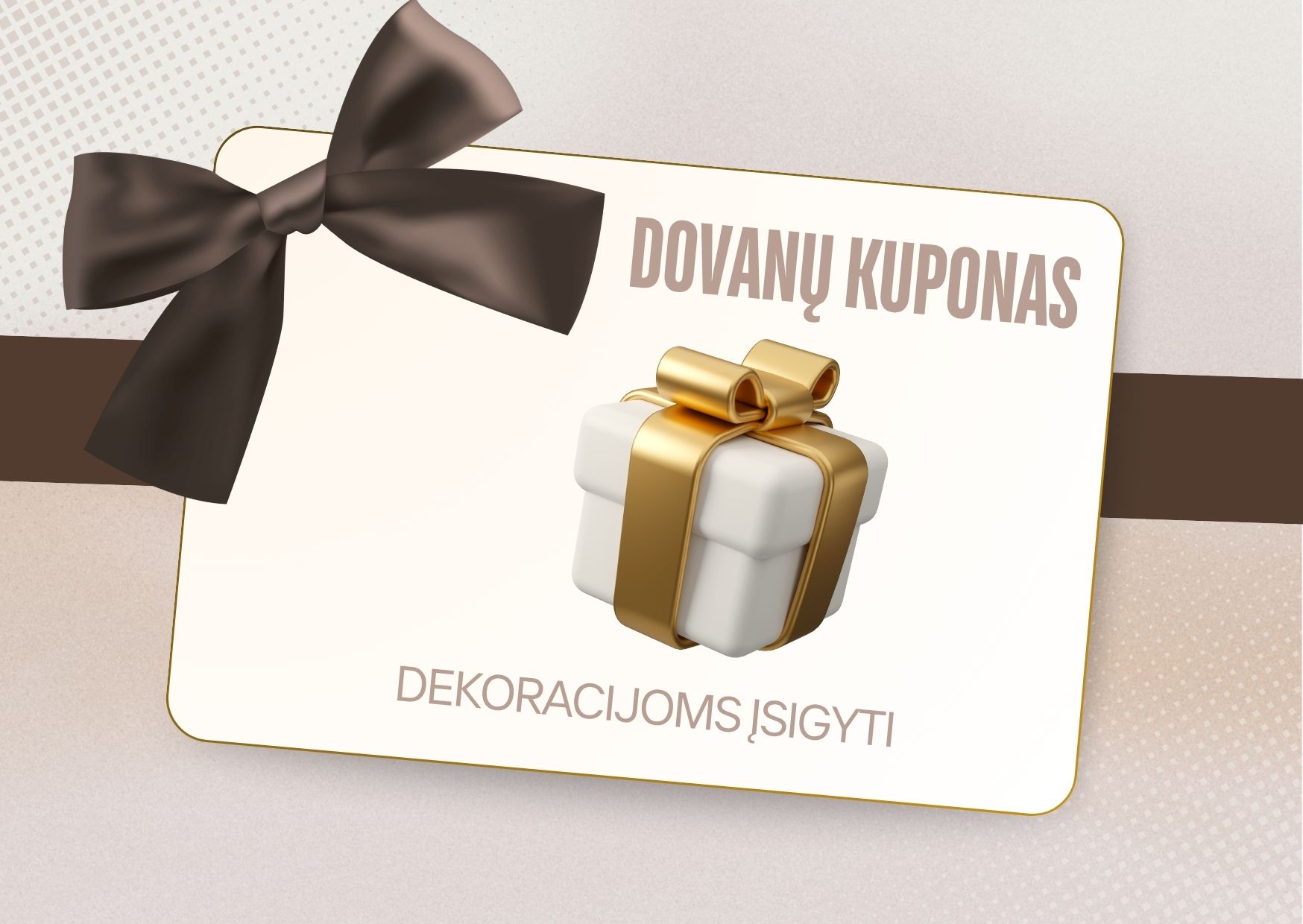 dovanų kuponas