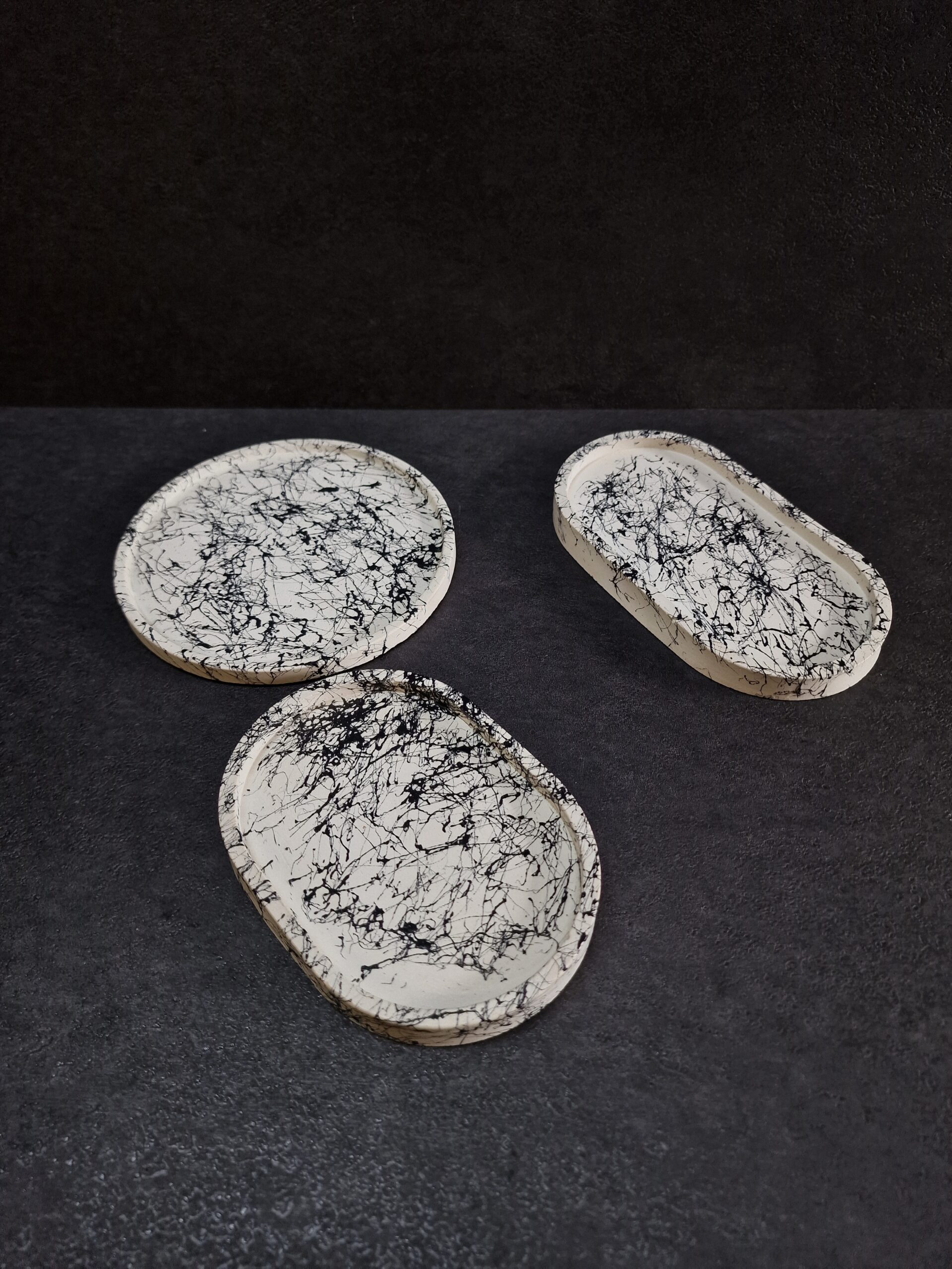 padekliukai rinkinys naturalus juodas marmuras2