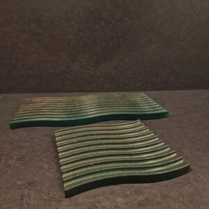 padekliukai banga zalia-bronza